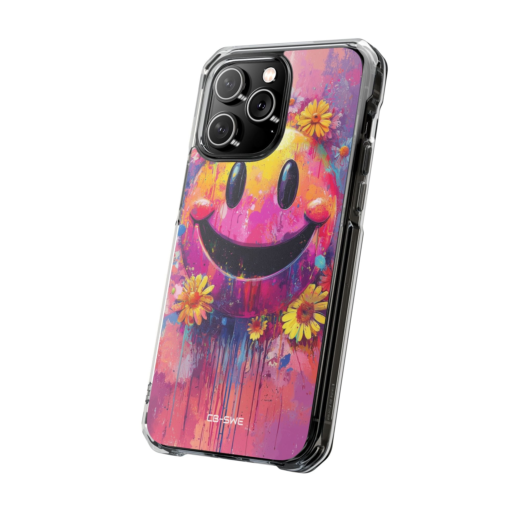 Joyful Smile Blooms iPhone Case - Impact