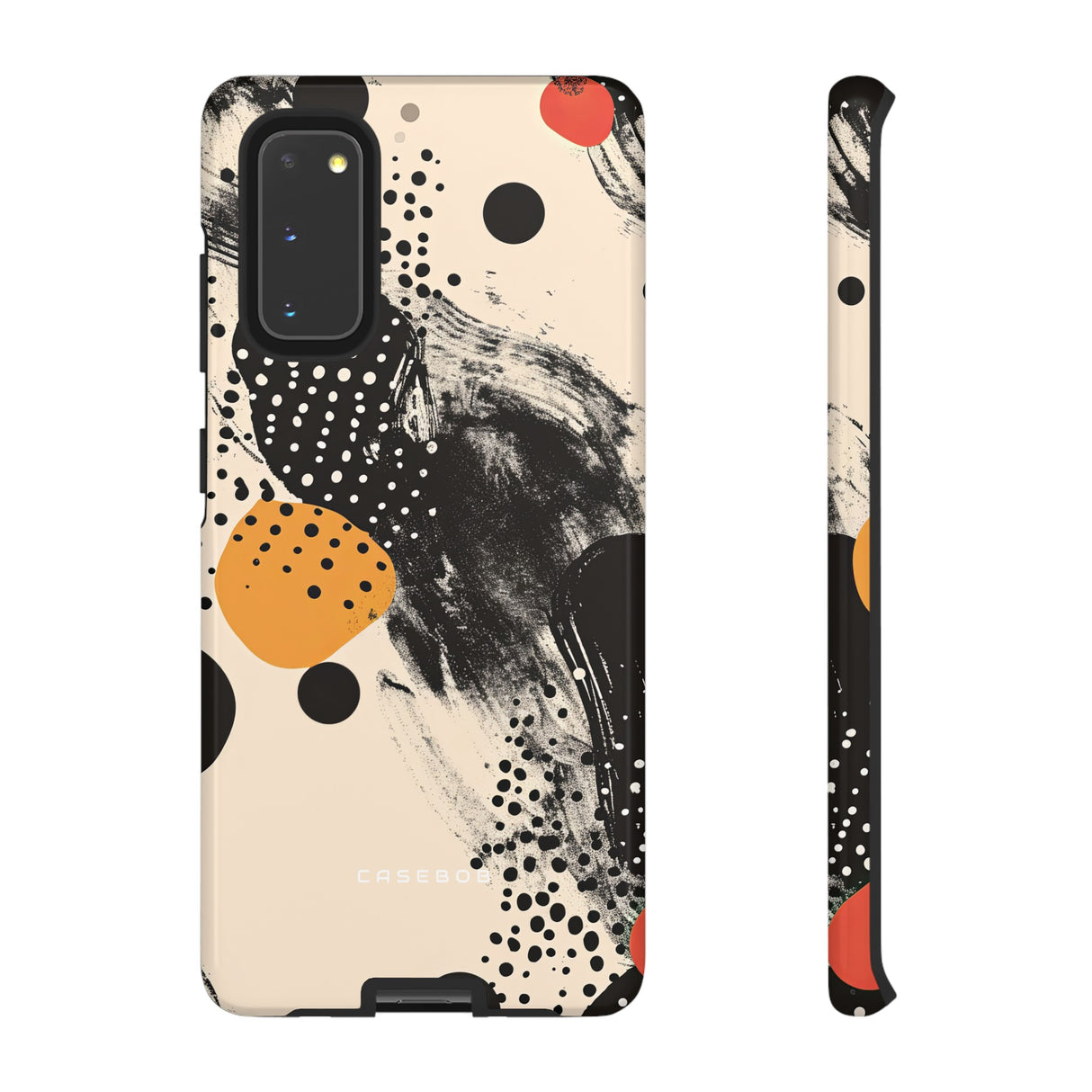 Black Dot Elegance - Schutzhülle fürs Telefon