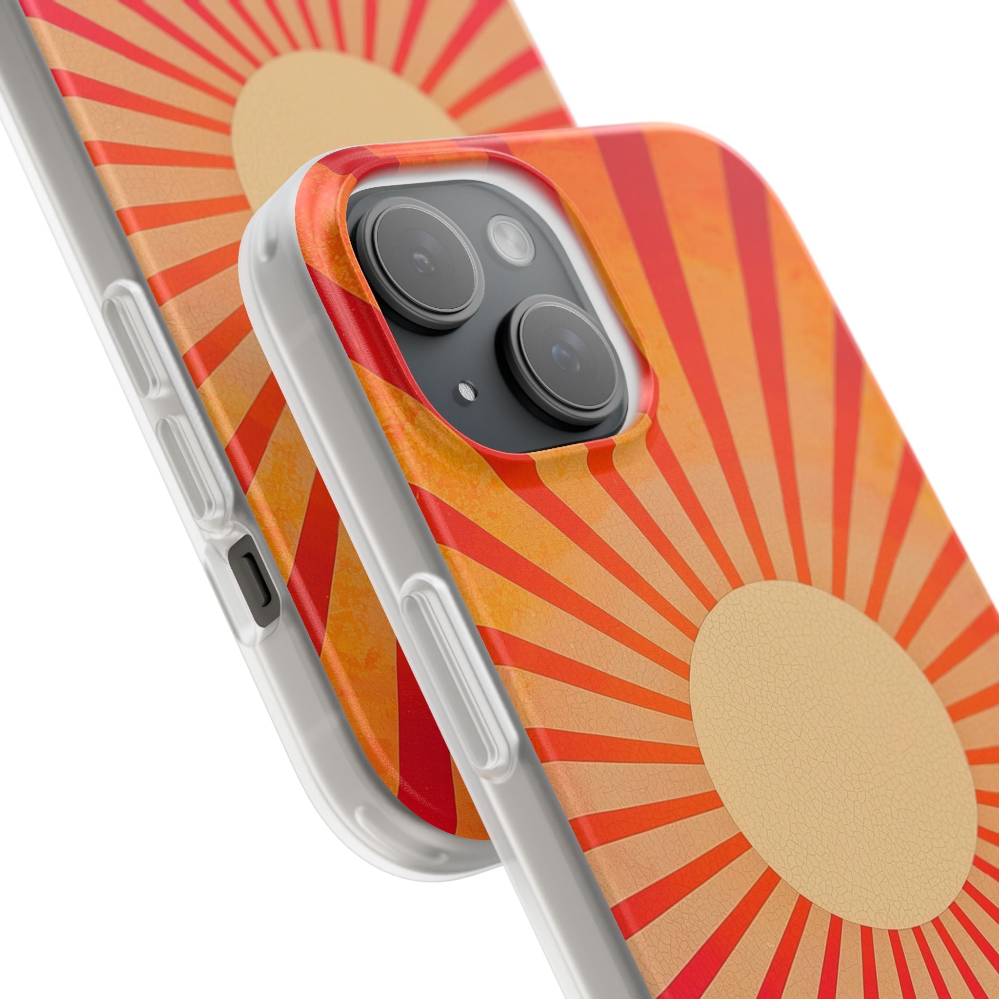 Sunburst Radiance iPhone 15 Case - Soft