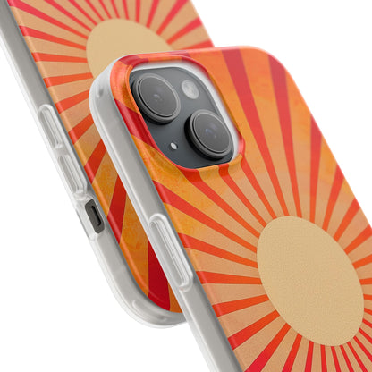 Sunburst Radiance iPhone 15 Case - Soft