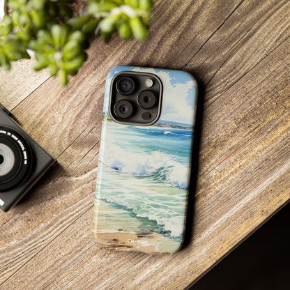 Serene Coastal Watercolors - iPhone Case
