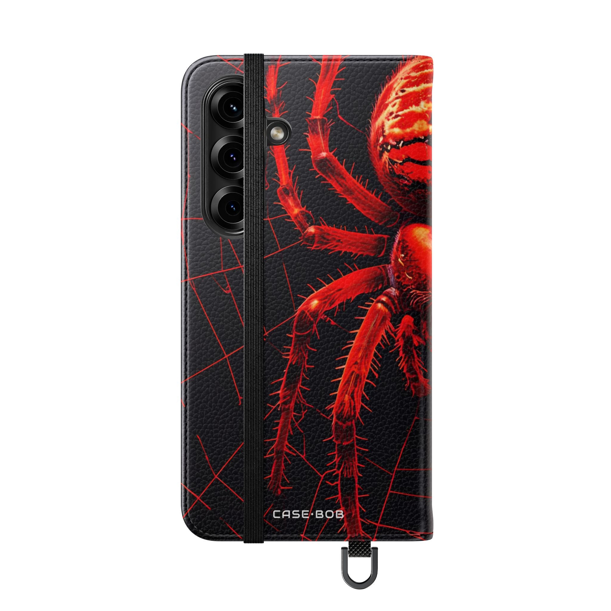 Crimson Spiderweb - Samsung S25 Case - Wallet
