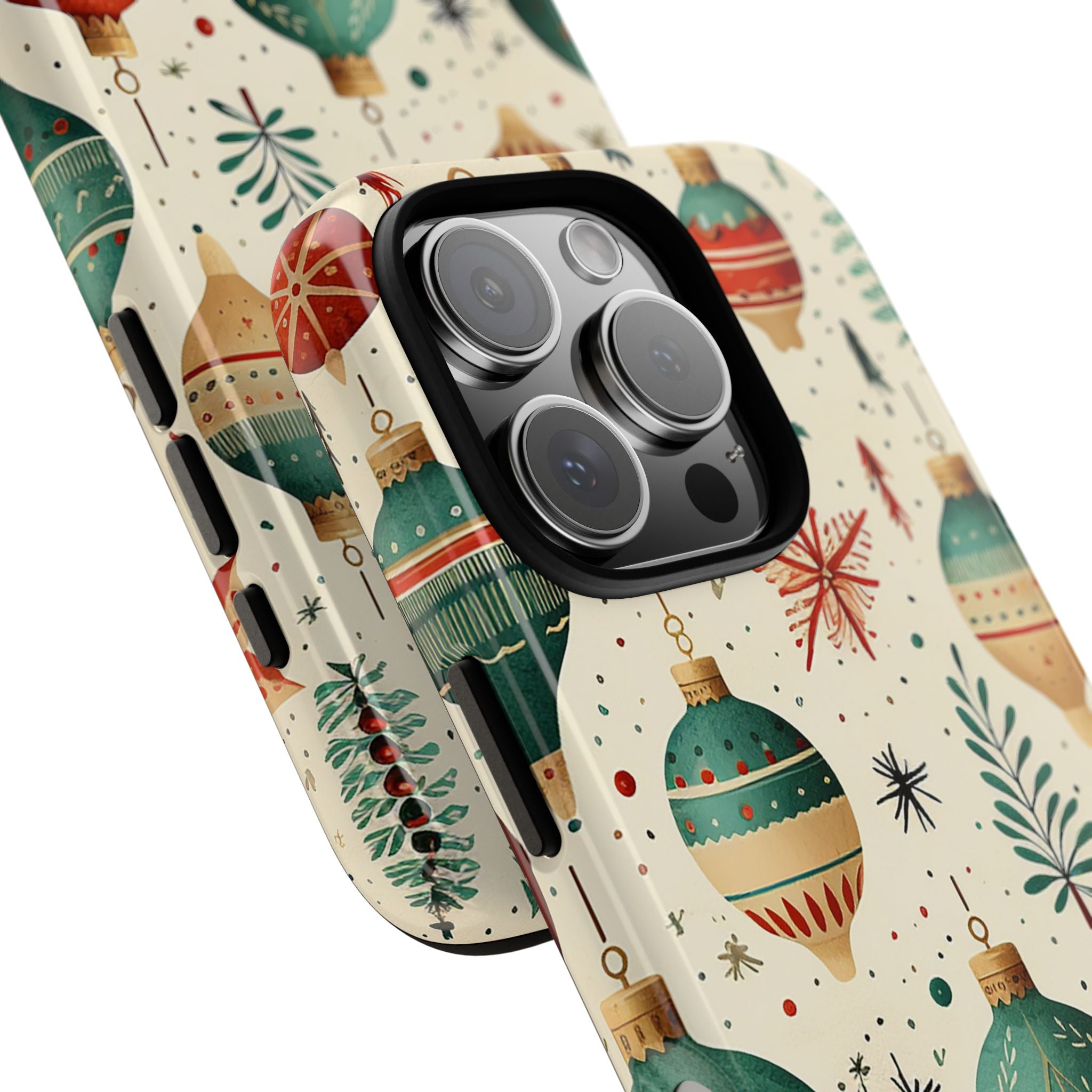 Teal Ornaments iPhone 16 Pro Case - Tough