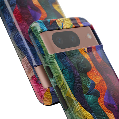 Harmonized Faces and Nature Fusion Google Pixel 8 - Tough Phone Case