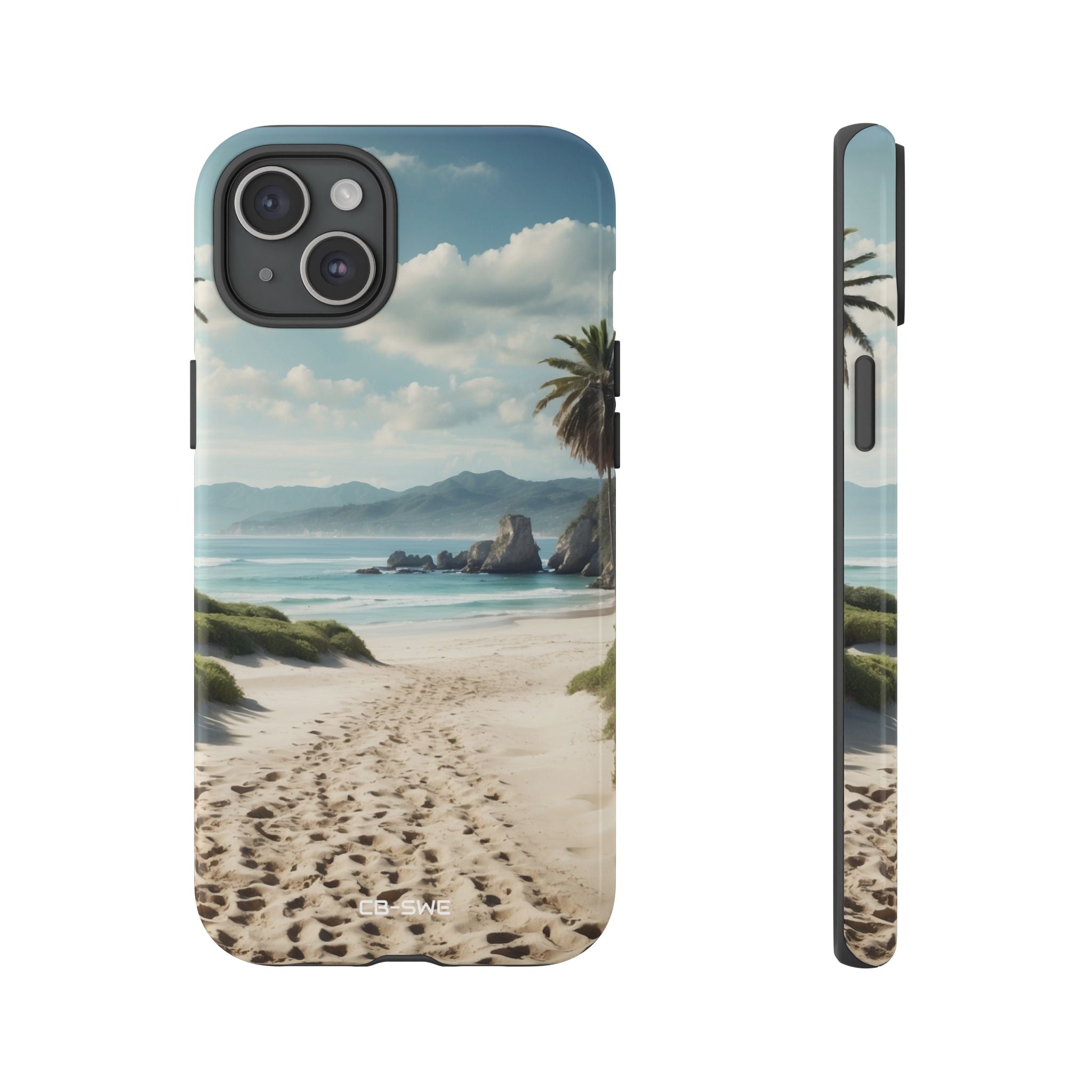 Footprints Trace Sand - iPhone Case