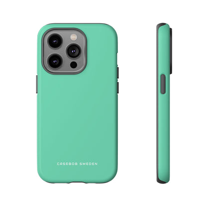 Medium Aquamarine iPhone 14 - Tough Phone Case