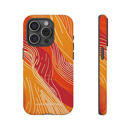 Gradient Flowwave Essence iPhone 15 - Tough Phone Case