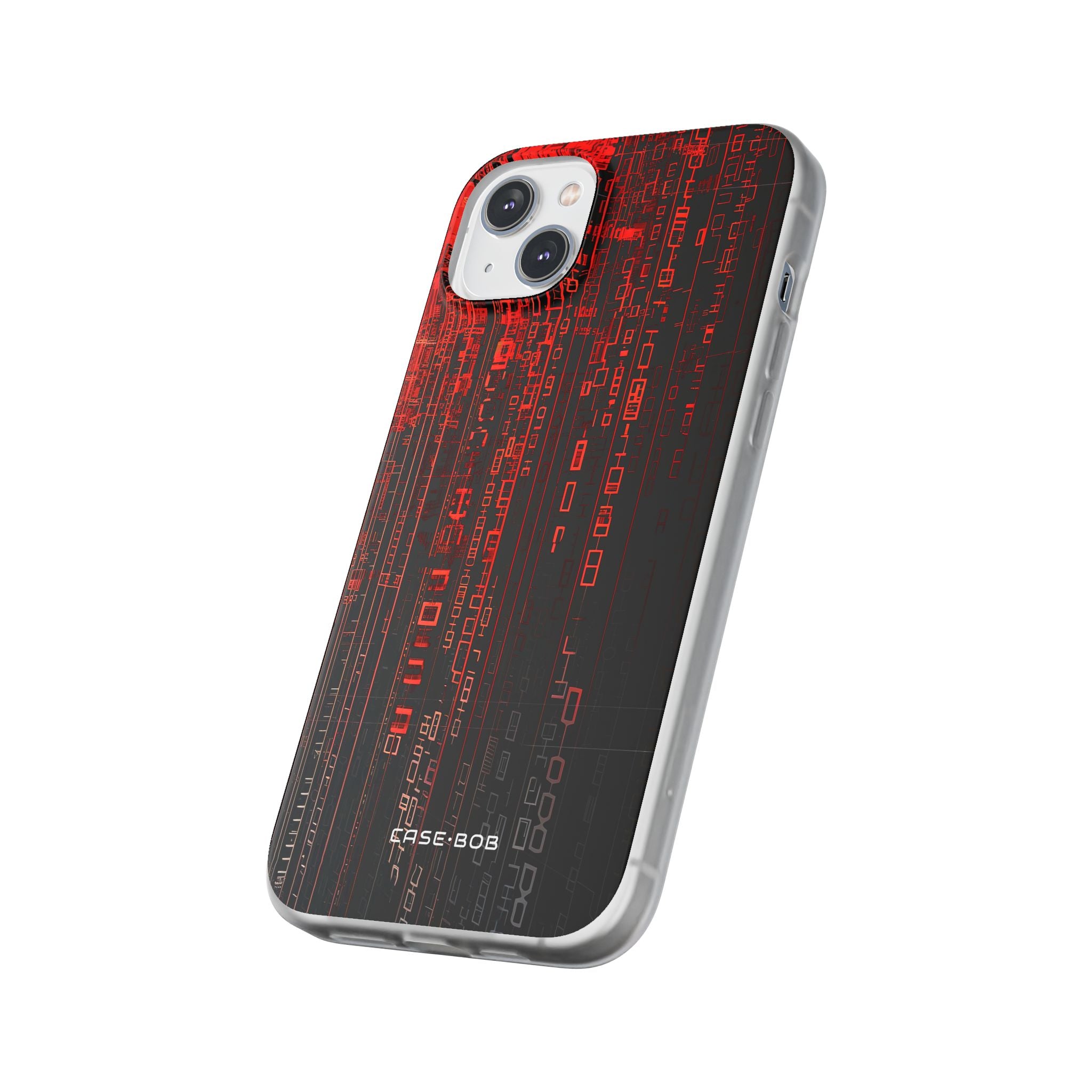 Crimson Glyphs iPhone 14 Plus Case - Soft