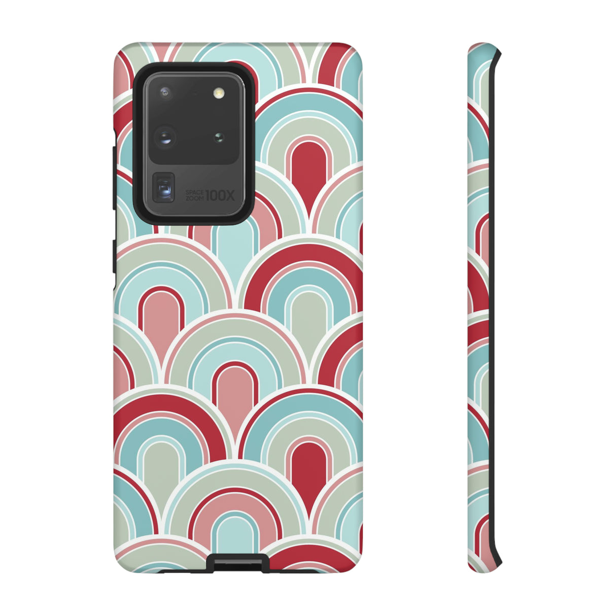 Light Blue Retro - Protective Phone Case