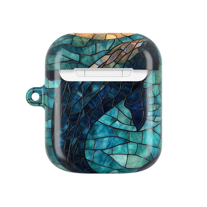 Blue Whale Mosaic - AirPods Case