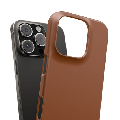 Saddle Brown iPhone 16 - Slim Phone Case