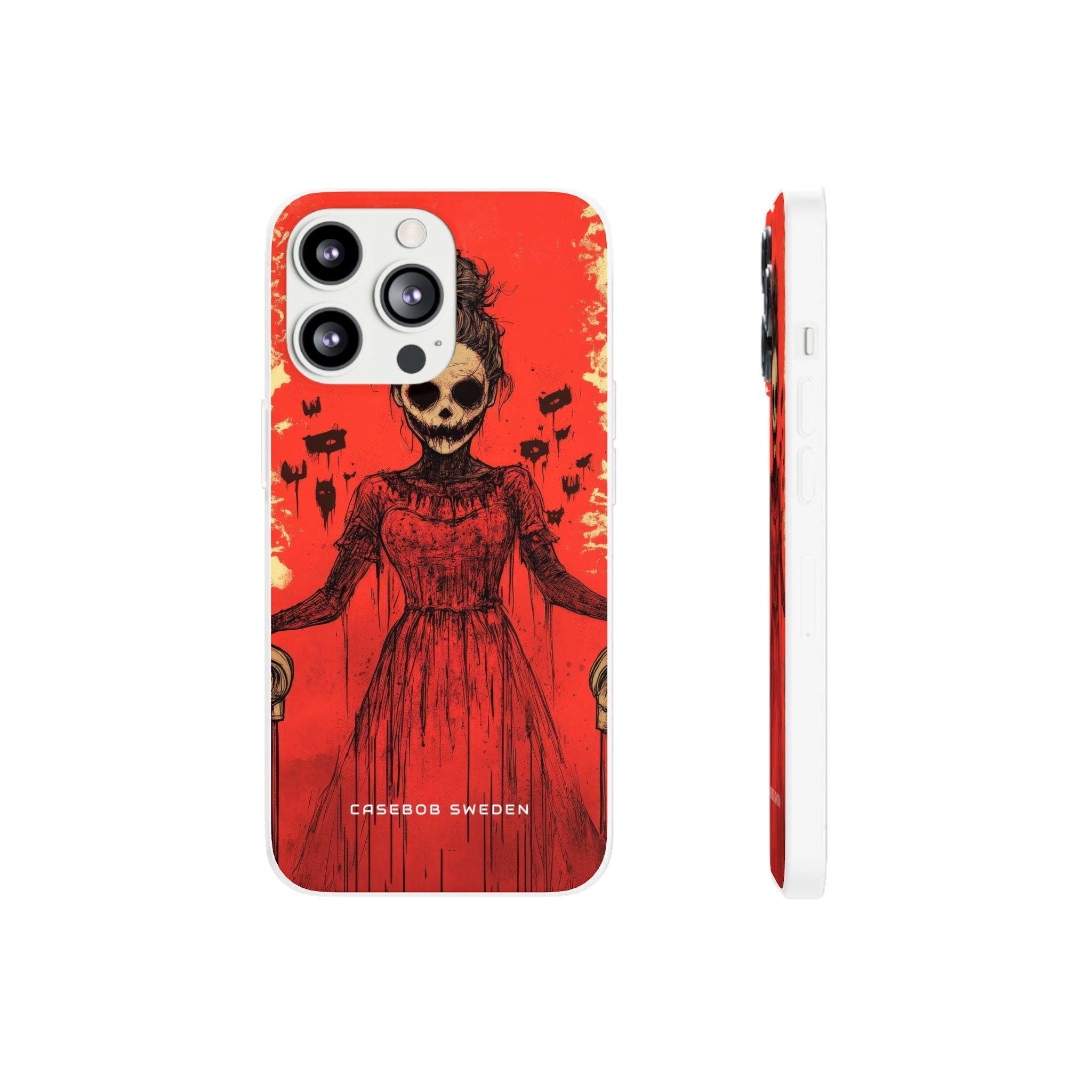 Haunting Scarlet Descent iPhone 13 - Flexi Phone Case