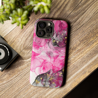Vibrant Pink Swirls - iPhone Case