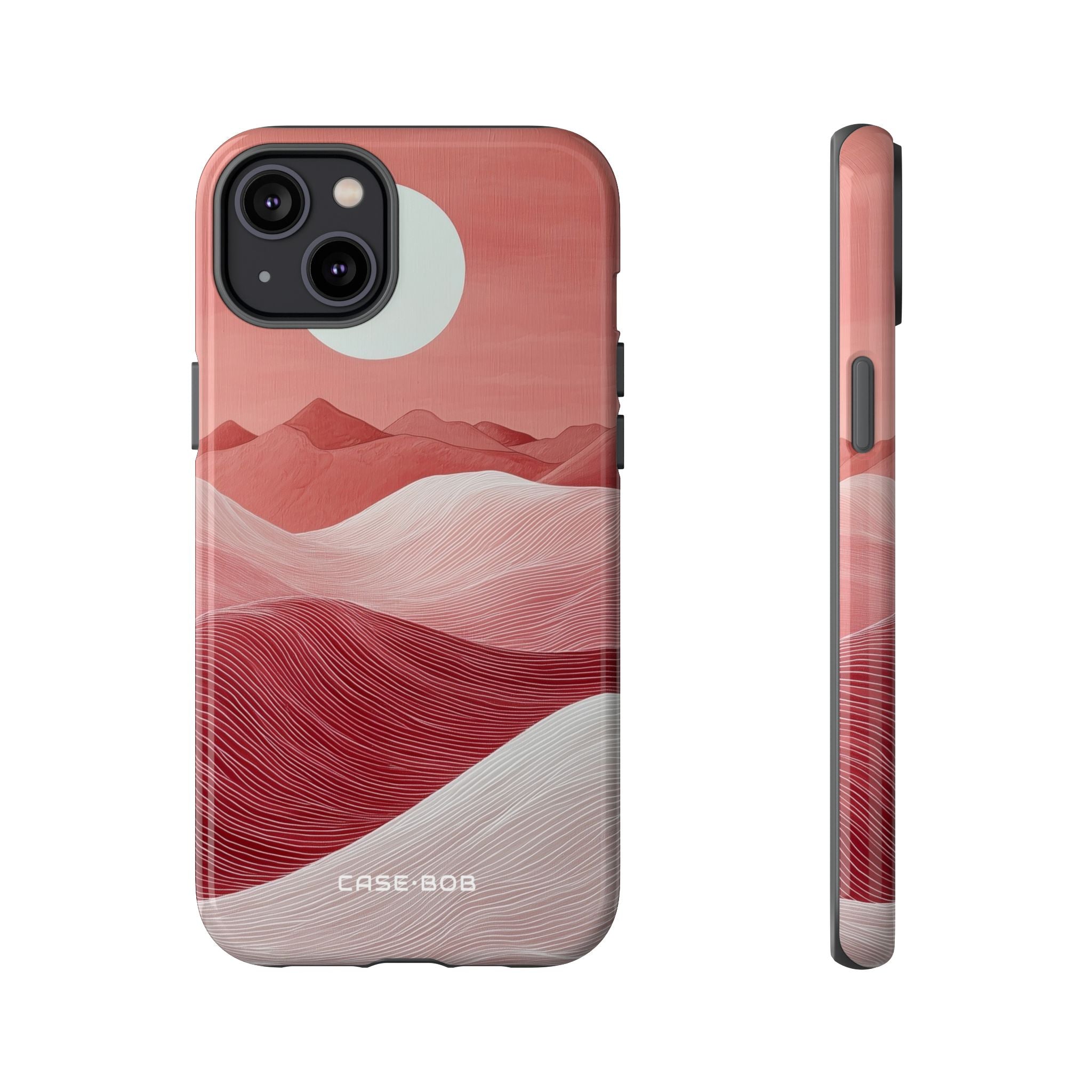 White Orb Dunes iPhone 14 Plus Case - Tough