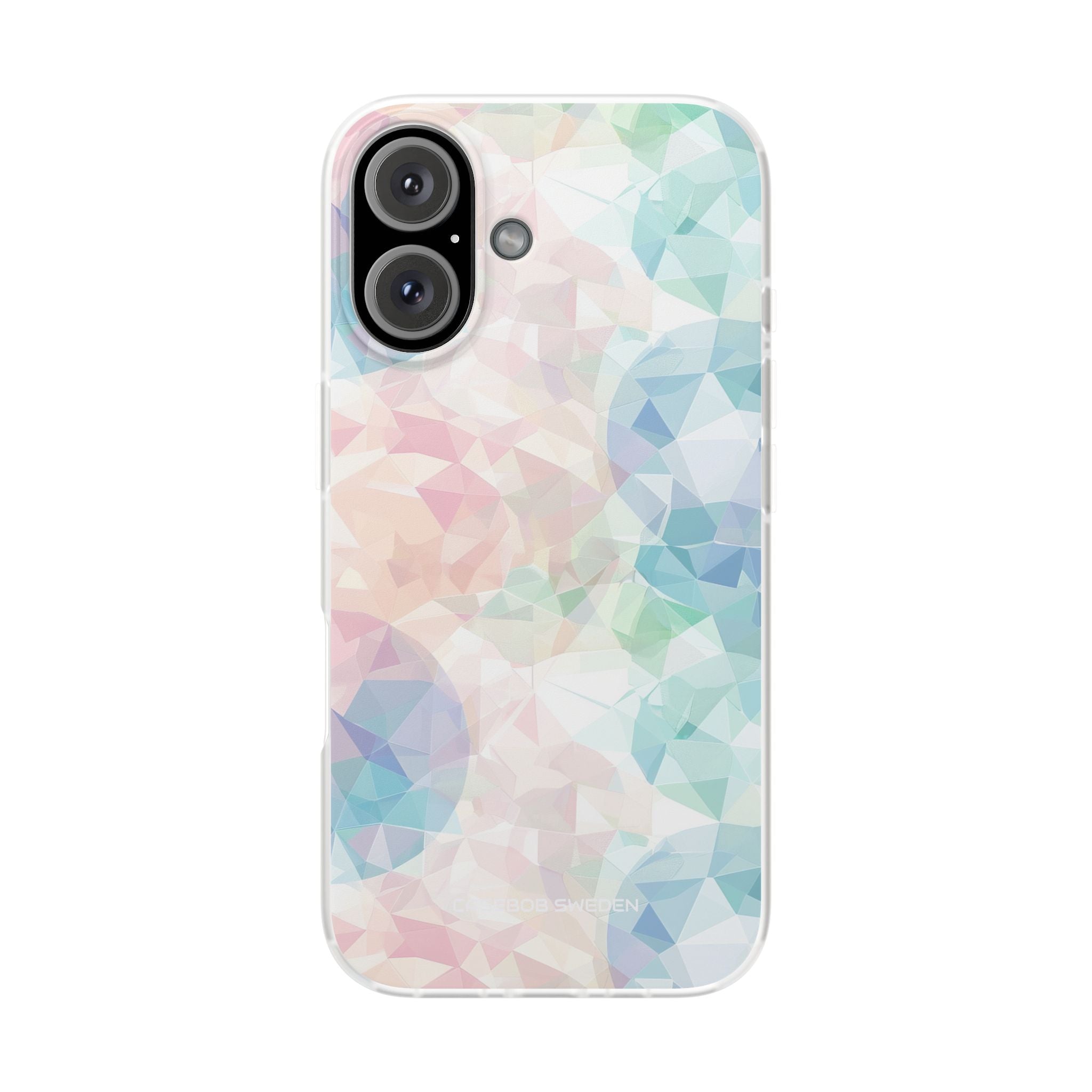 Pastel Geometry Background - Flexi iPhone 16 Phone Case