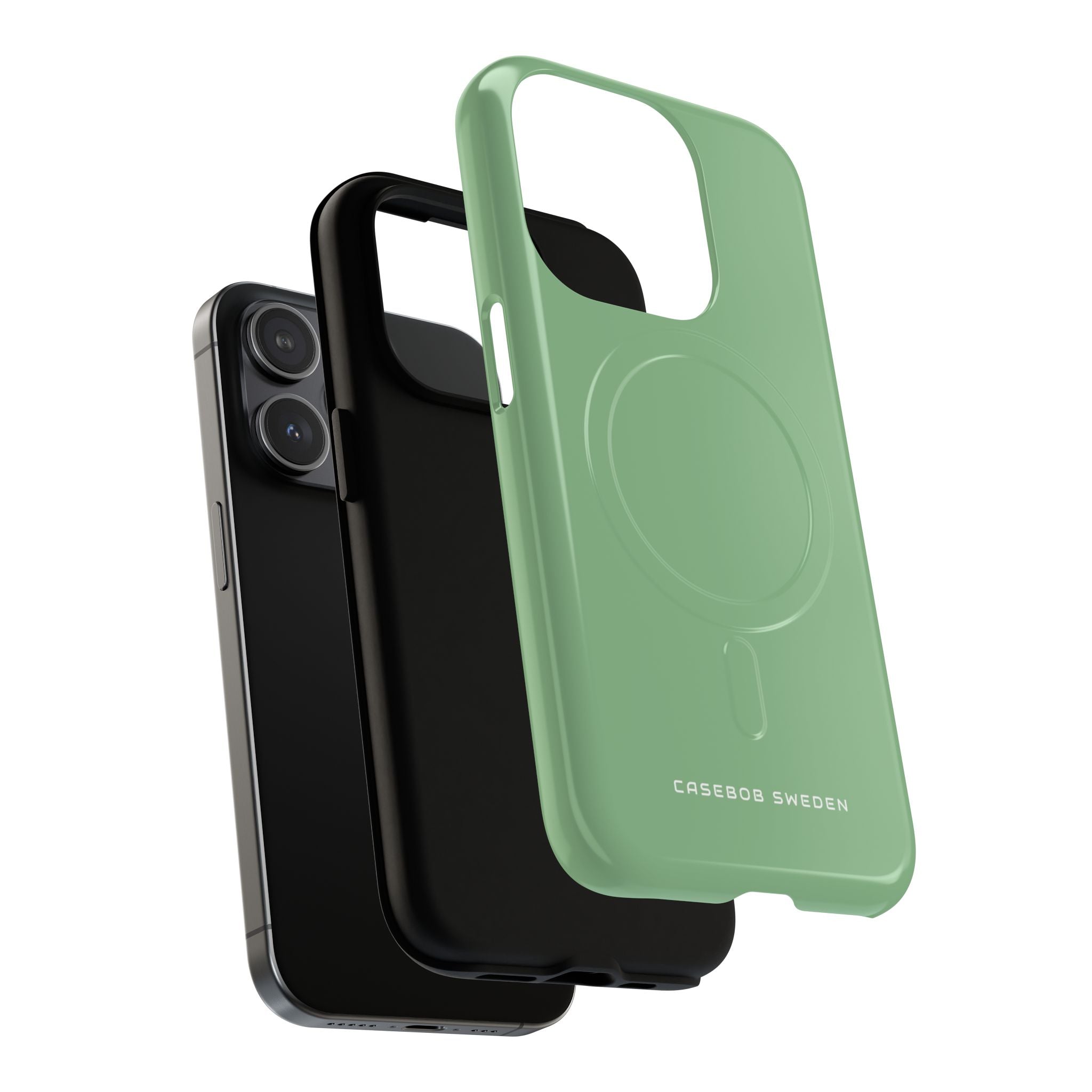 Dark Sea Green iPhone 15 | Tough+ Phone Case