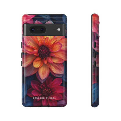 Fiery Bloom Harmony Google Pixel 7 - Tough Phone Case