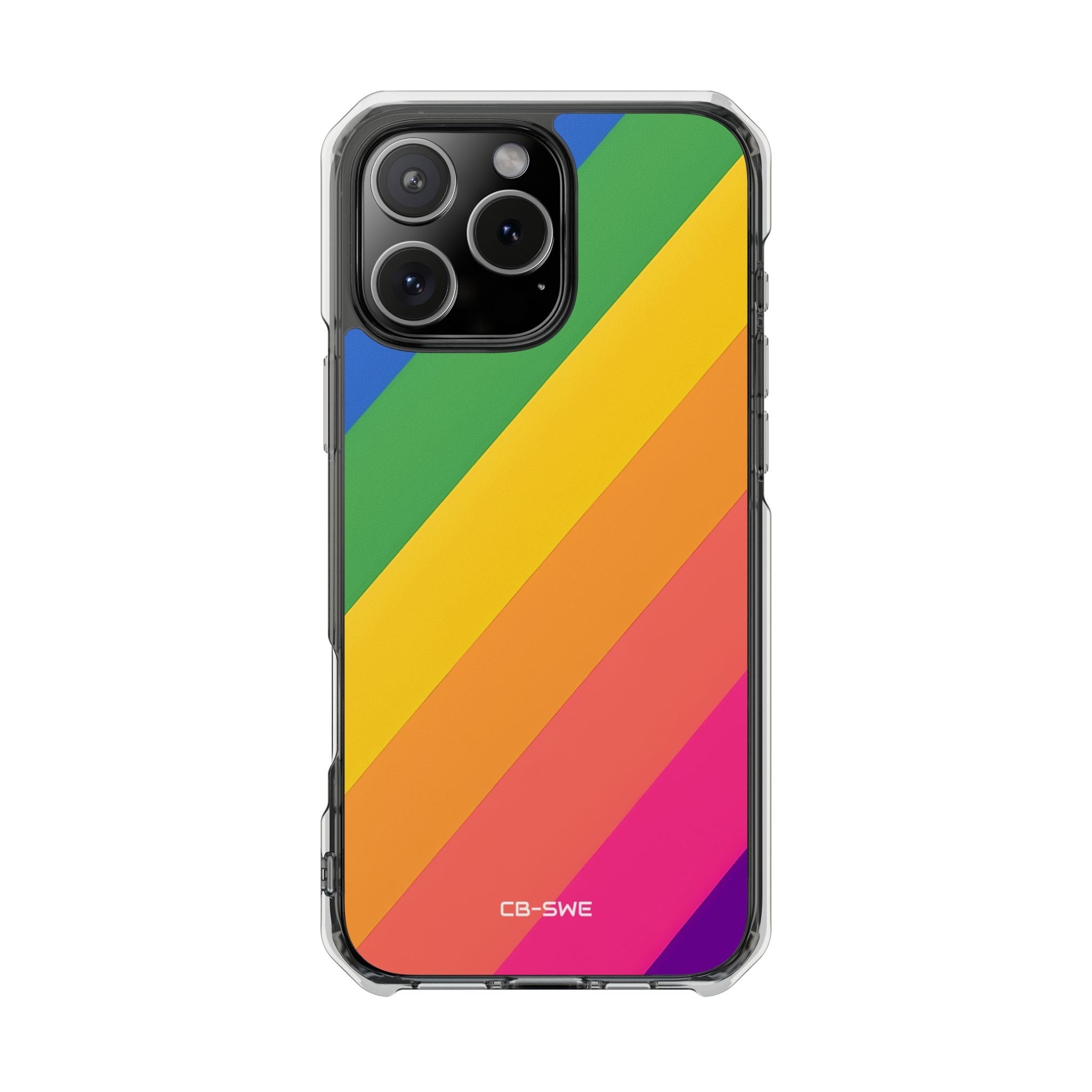 Vibrant Geometric Spectrum iPhone Case - Impact