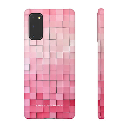 Gradient Pink Mosaic Samsung S20 - Slim Phone Case