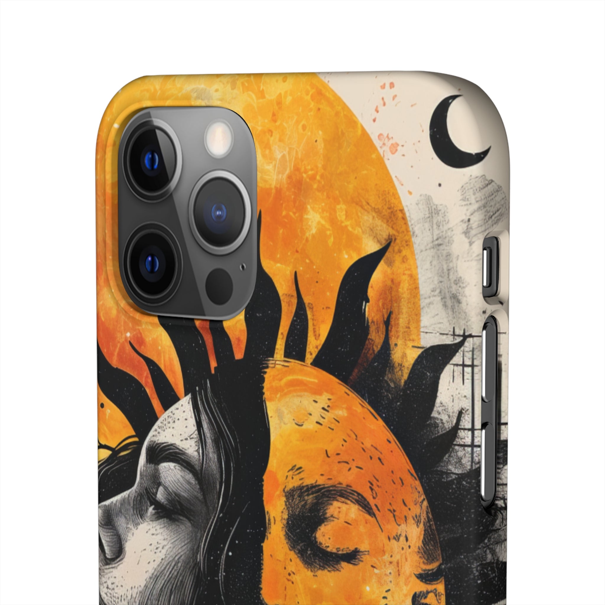 Sunlit Duality | Slim Phone Case for iPhone