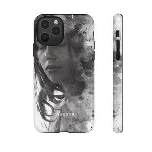 Portrait Lady Phone Case - Protective - Protective Phone Case