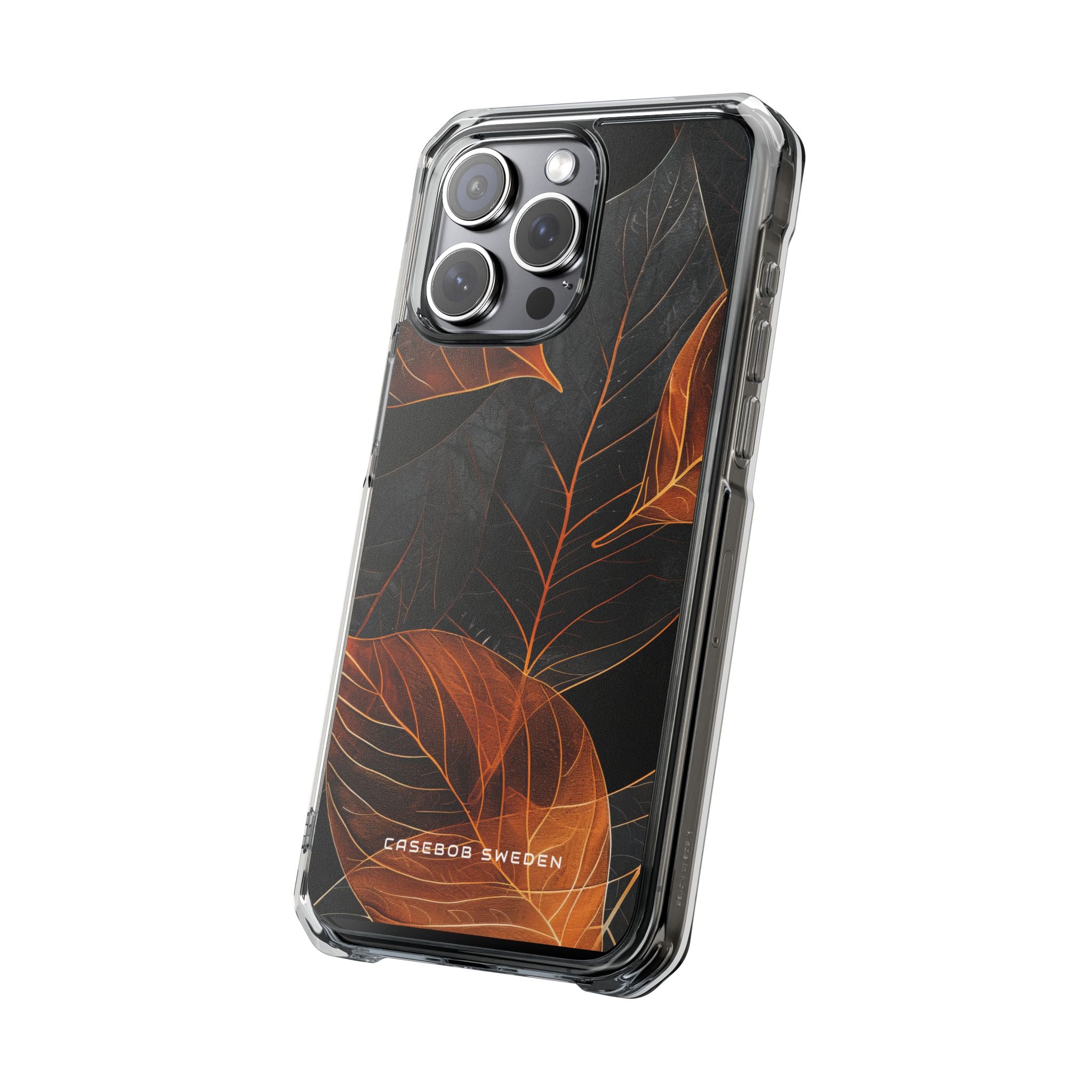 Autumn Leaf Elegance iPhone 15 - Clear Impact Phone Case