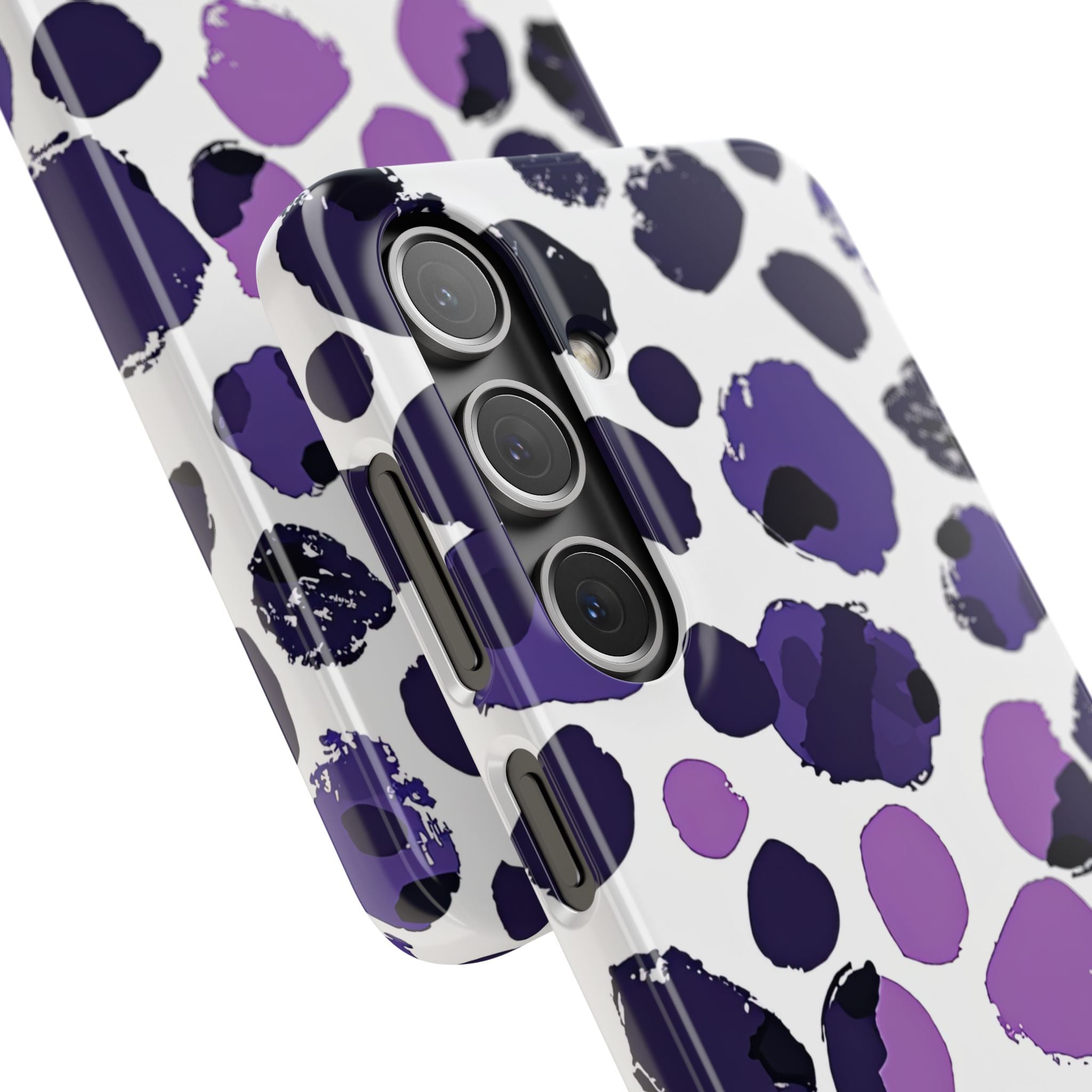 Purple Inkblots Samsung S24 - Slim Phone Case