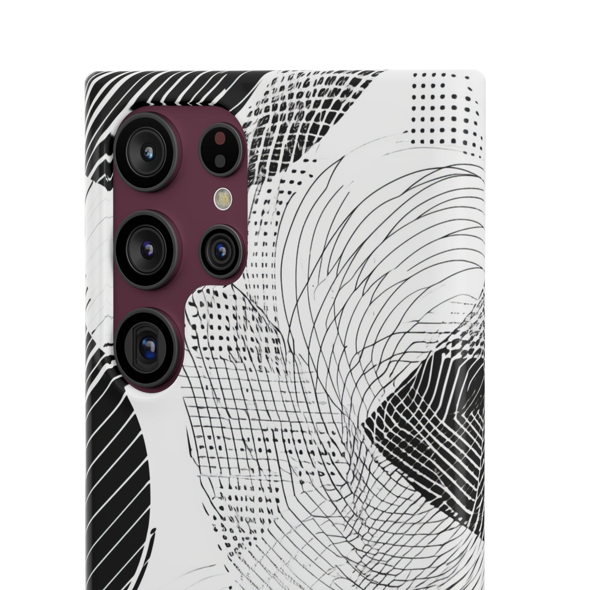 Monochrome Dynamics | Slim Phone Case for Samsung