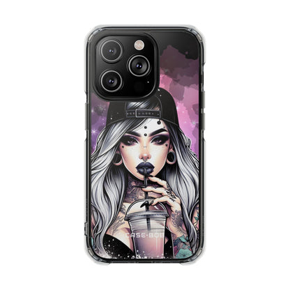 Silver Sip Nebula iPhone 14 Pro Case - Impact