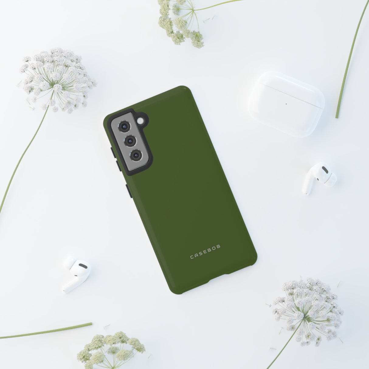 Dark Green Moss - Protective Phone Case