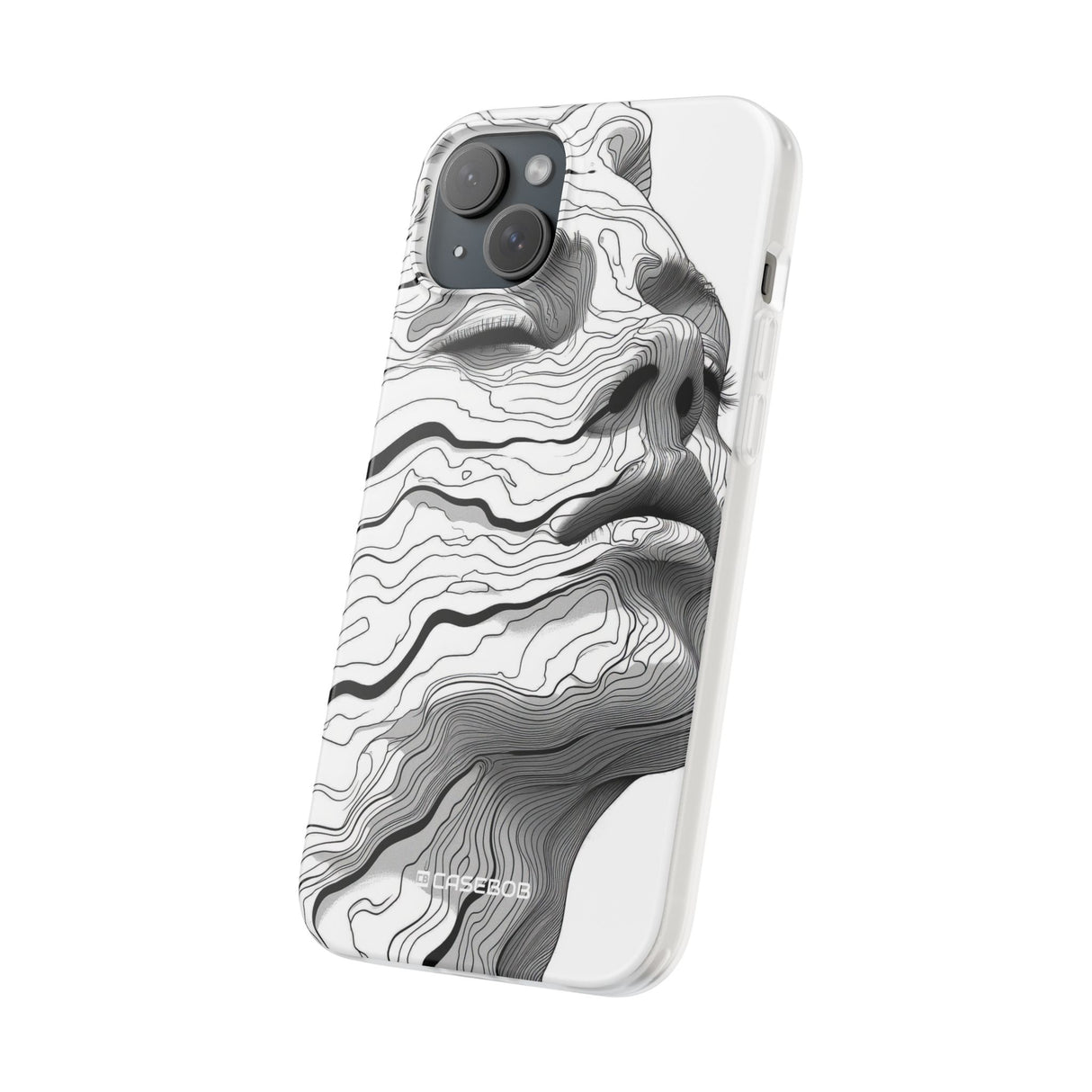 Topographic Serenity | Flexible Phone Case for iPhone