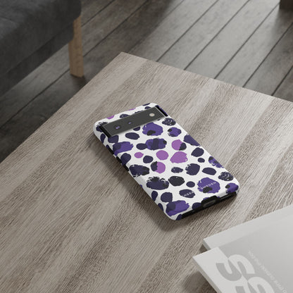 Purple Inkblots Google Pixel 6 - Tough Phone Case