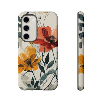 Elegant Floral Harmony Samsung S23 - Tough Phone Case