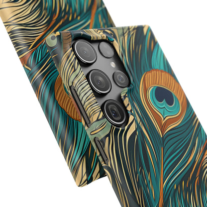 Art Nouveau Peacock Elegance Samsung S23 - Slim Phone Case