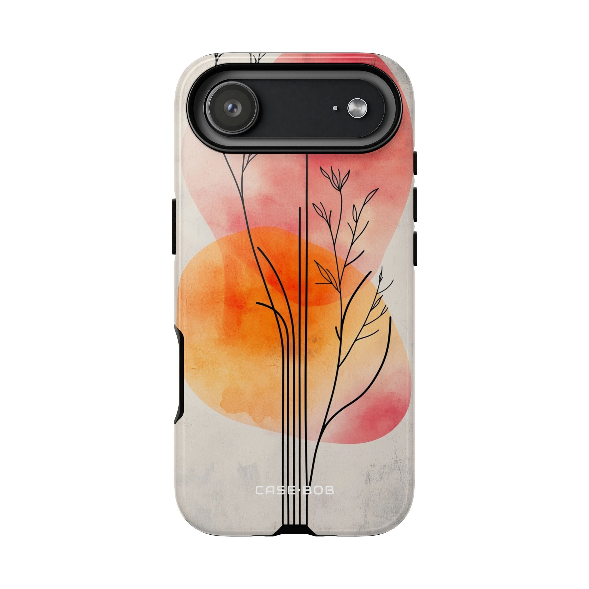 Curved Stem Sunset iPhone 17 Air Case - Tough