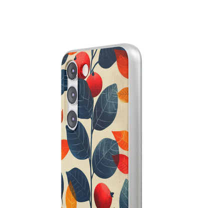 Autumn Nature Pattern - Flexi Samsung S23 Phone Case