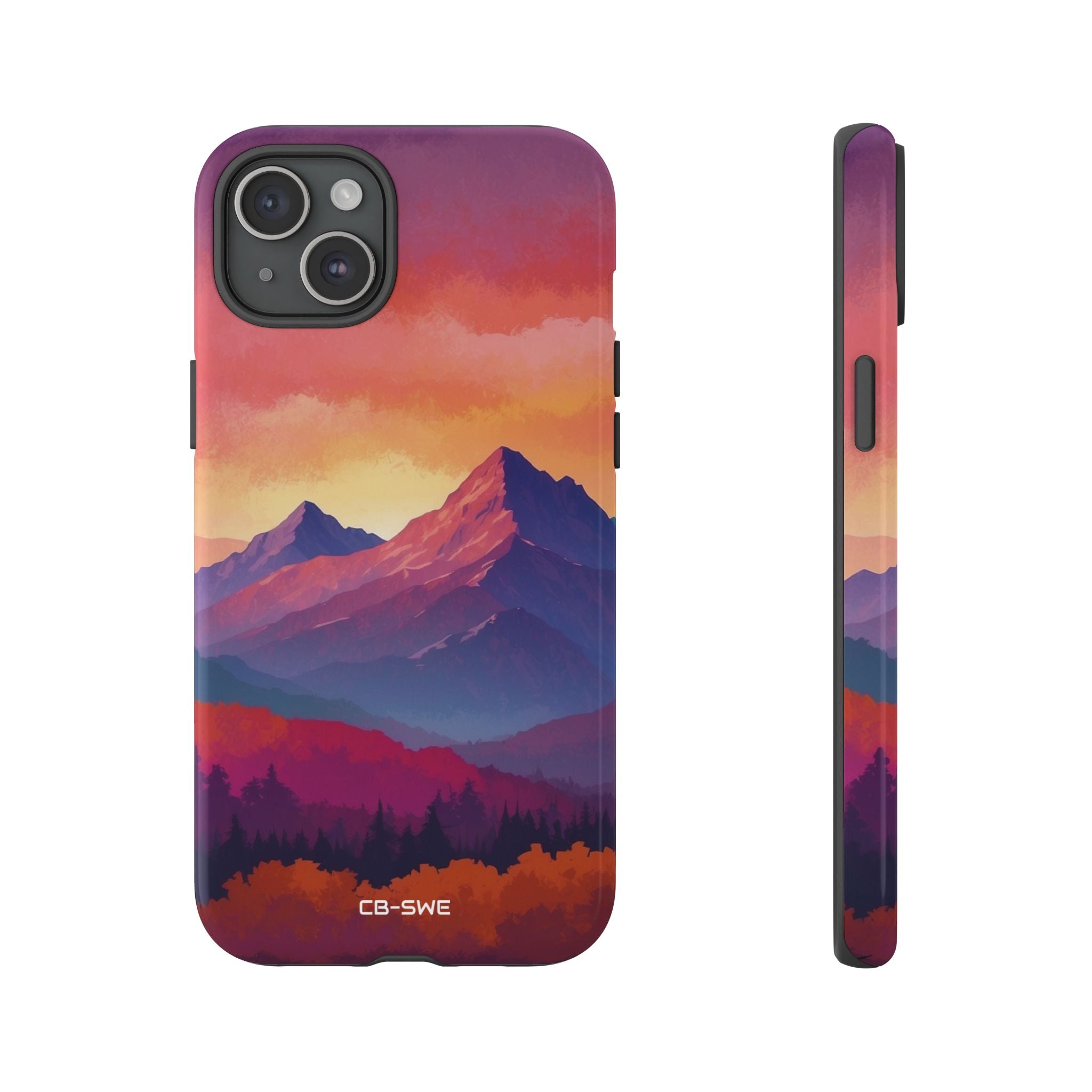 Mountain Peaks Rise - iPhone Case