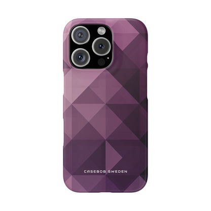 Gradient Purple Mosaic iPhone 16 - Slim Phone Case