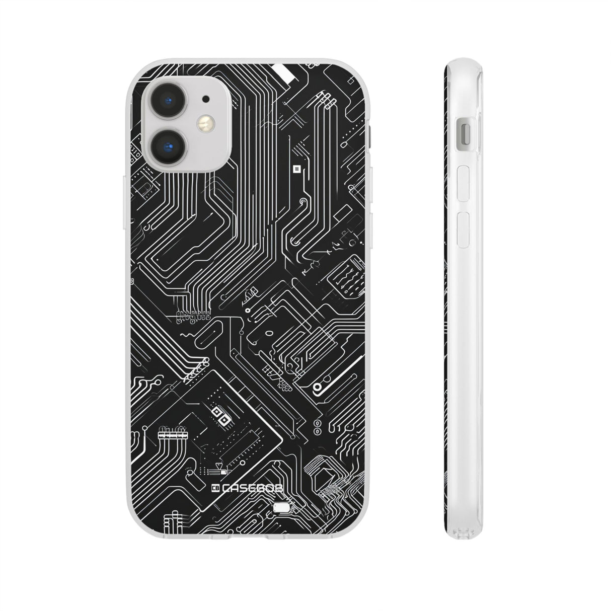 Cyber Circuitry Art | Flexible Phone Case for iPhone