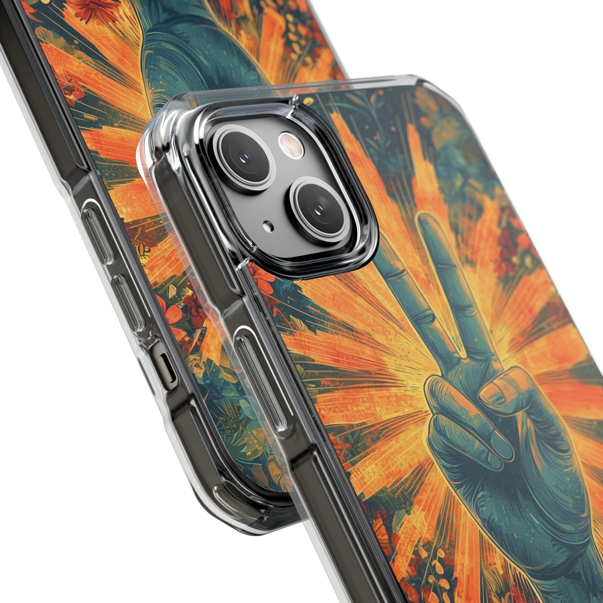 Flowers Embrace Peace iPhone Case - Impact