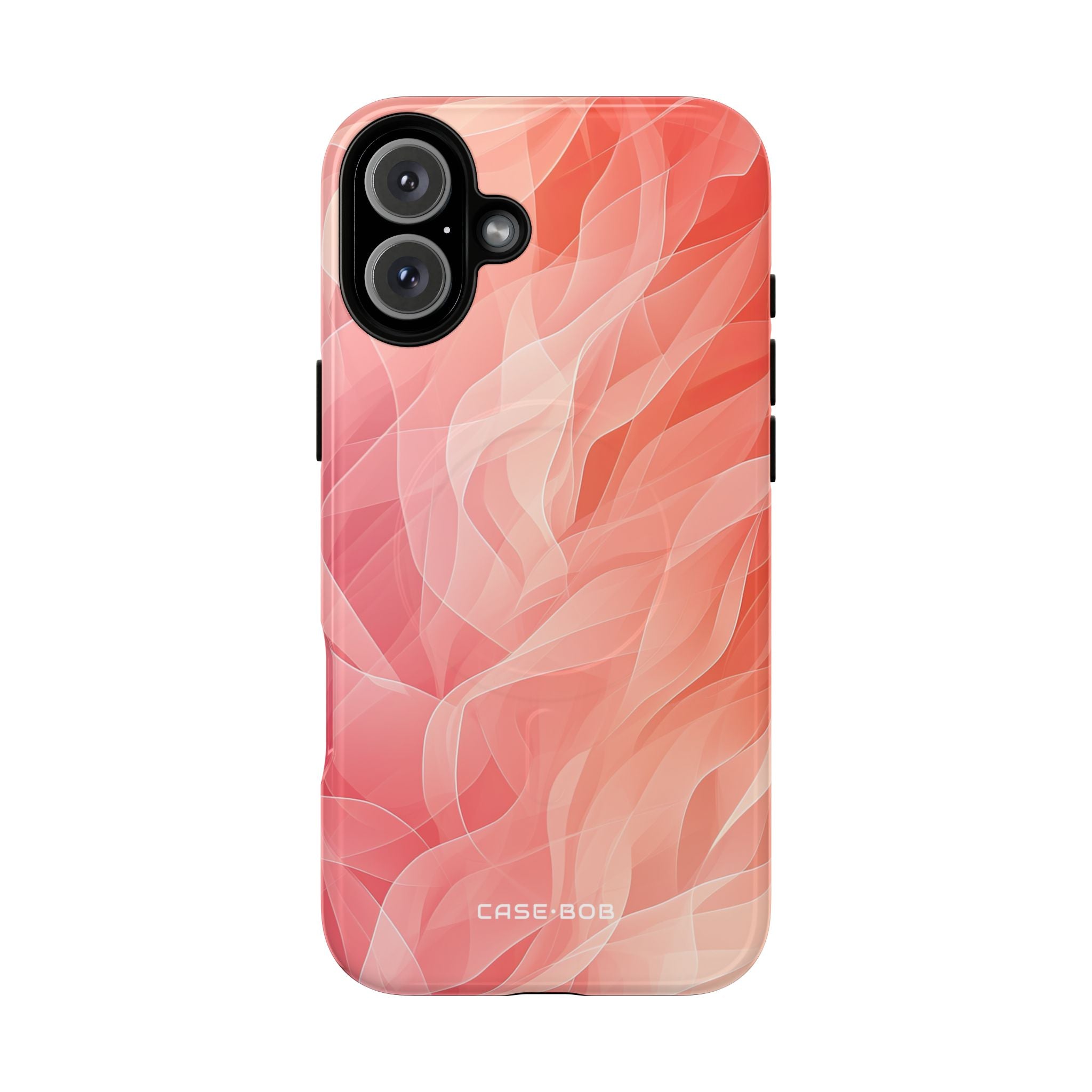Peach Wave Drift iPhone 16 Plus Case - Tough+