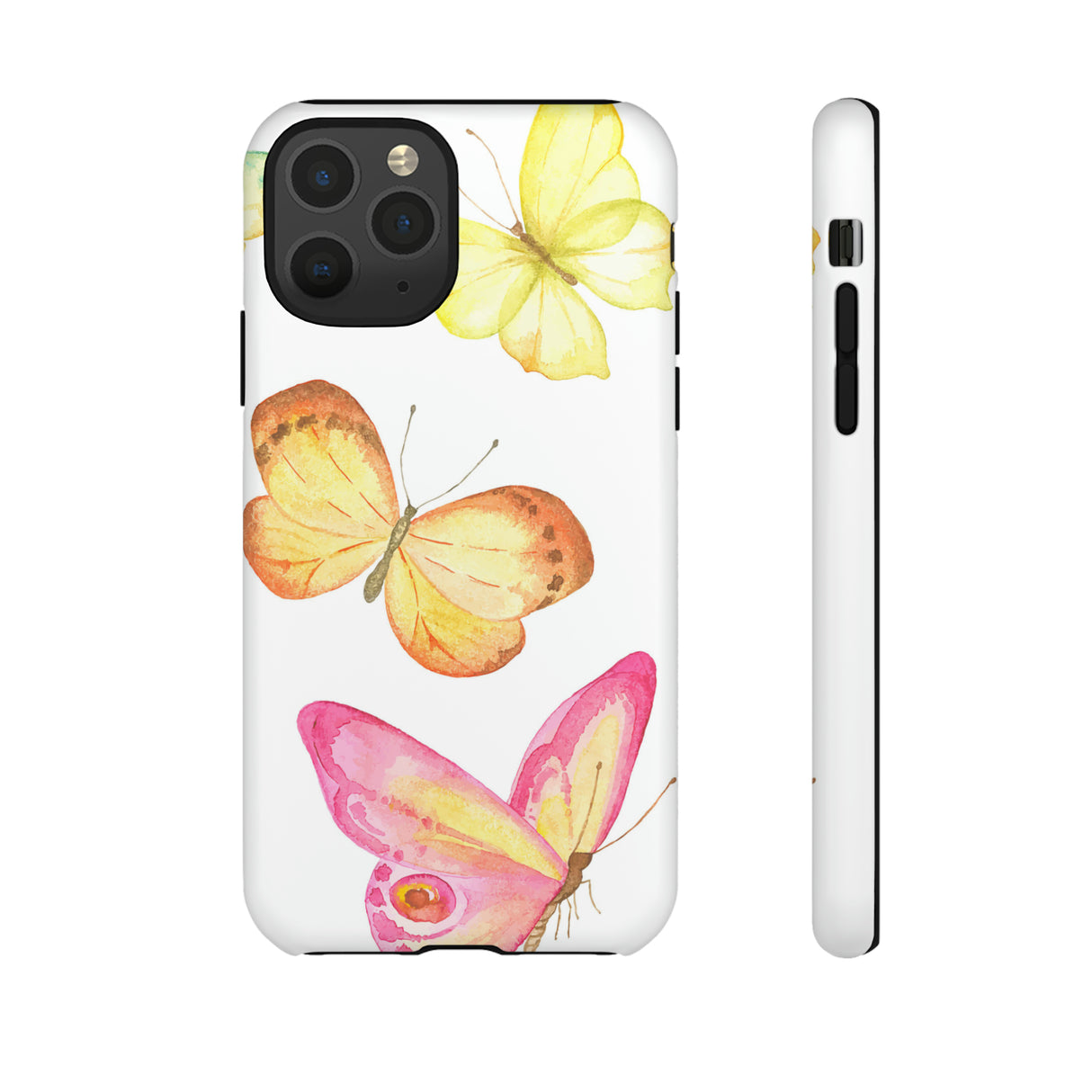 Watercolor Butterflyes - Protective Phone Case