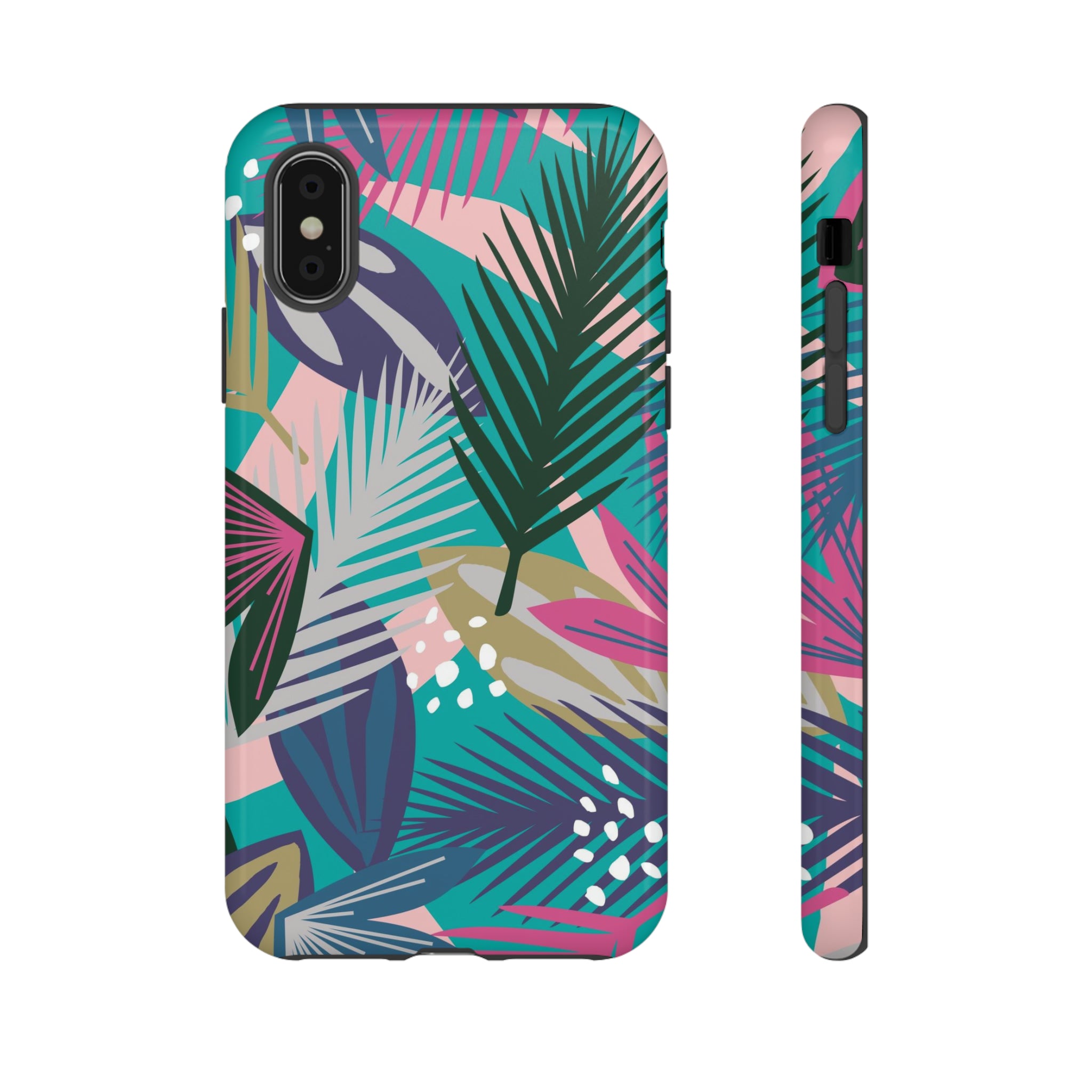 Tropical Leaf Loki - Protective Phone Case