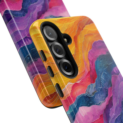 Vibrant Flow Samsung S25 Plus Case - Tough