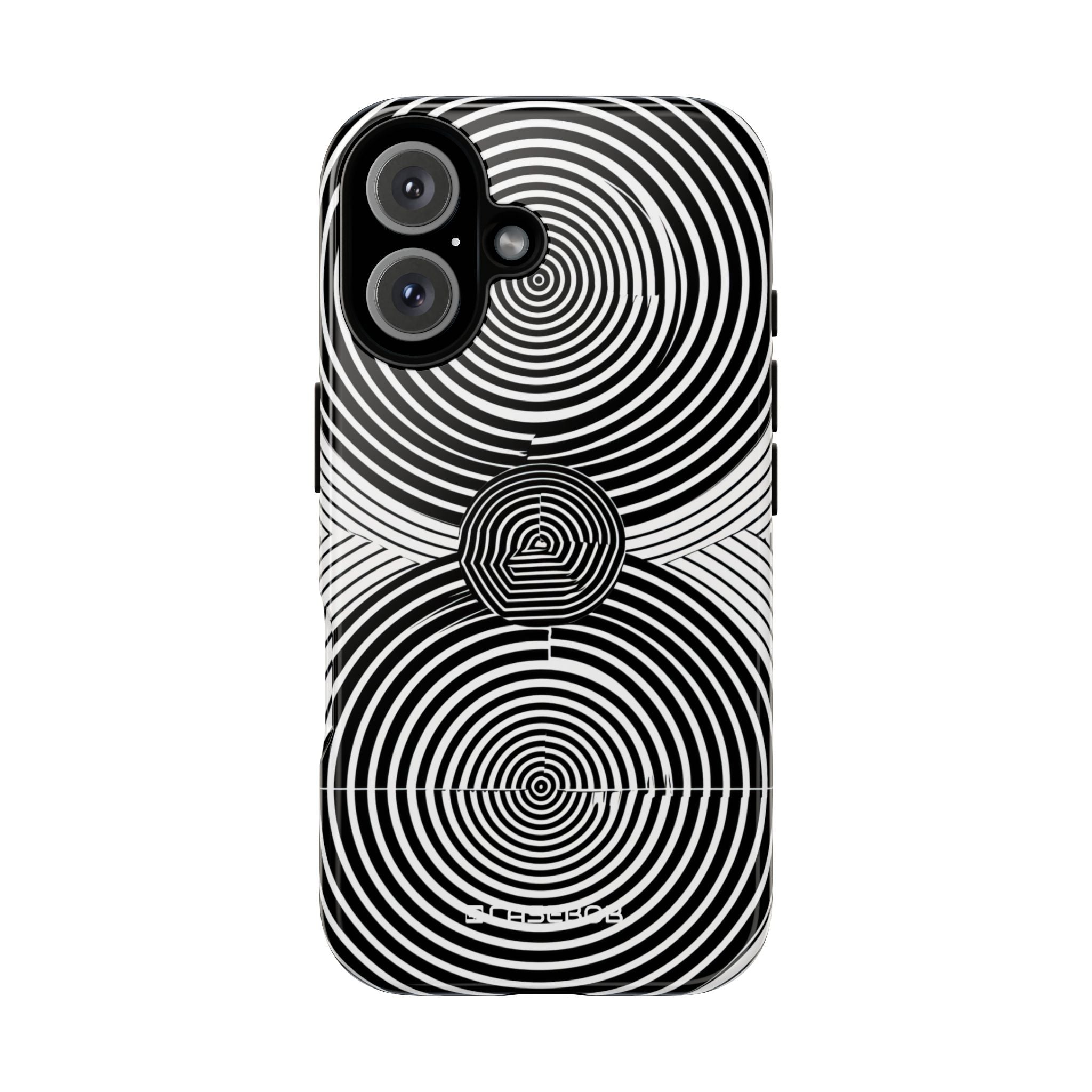 Dynamic Depth: Black and White Op-Art - for iPhone 16