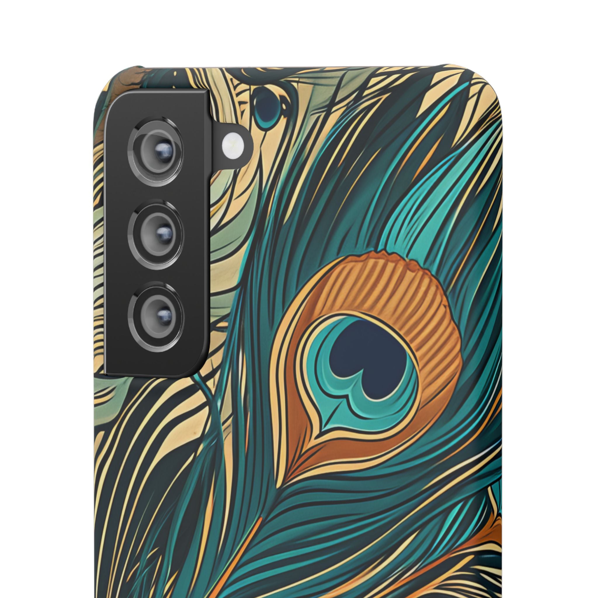 Art Nouveau Peacock Elegance Samsung S21 - Slim Phone Case