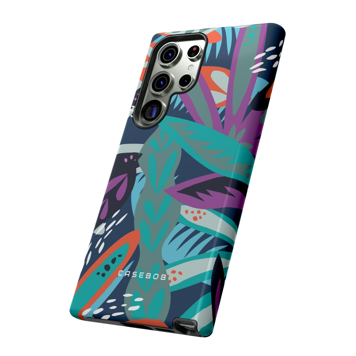 Tropical Leaf Moz - Protective Phone Case