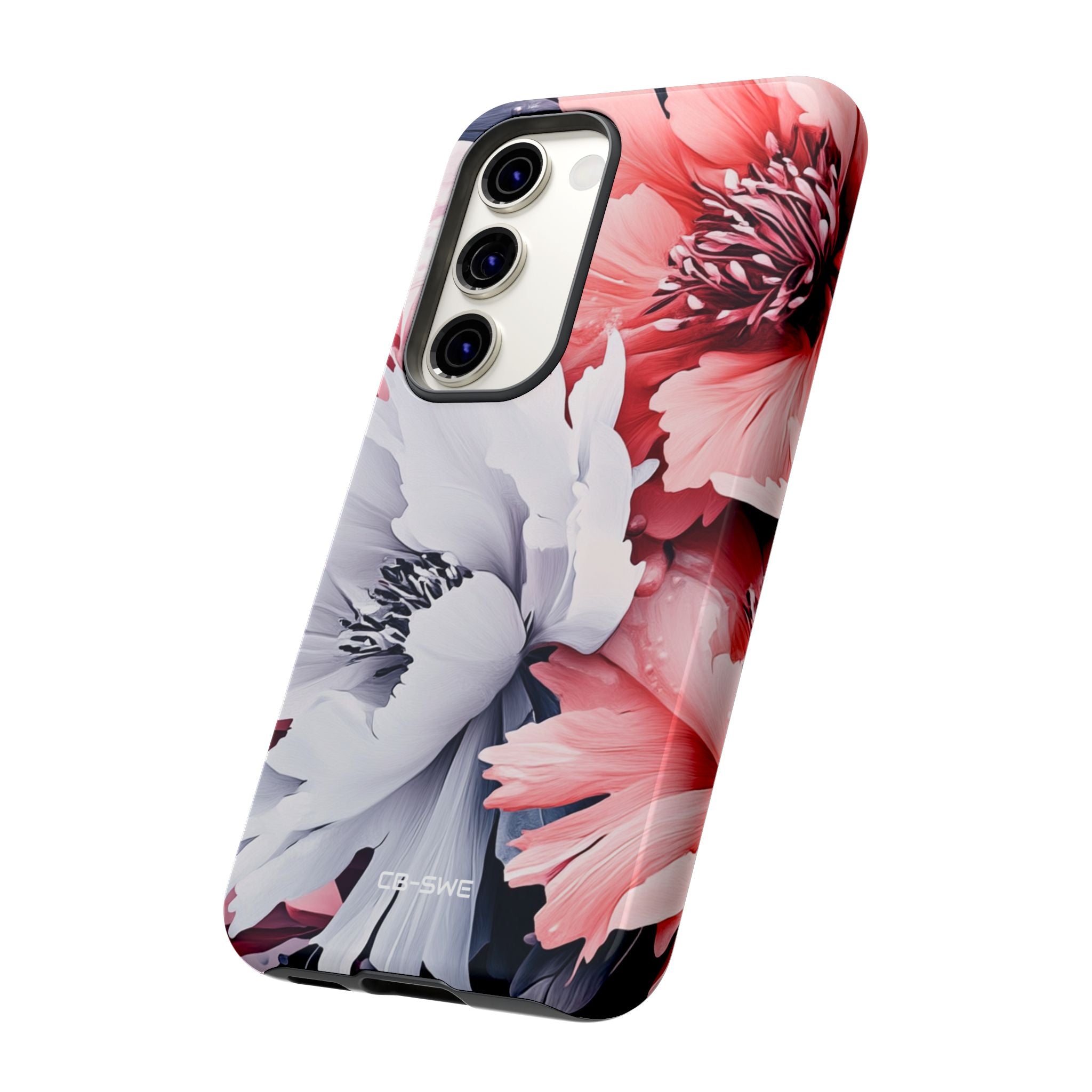 Digital Floral Elegance - Samsung Case