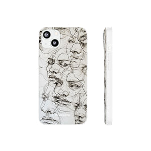 Ethereal Faces | Flexible Phone Case for iPhone