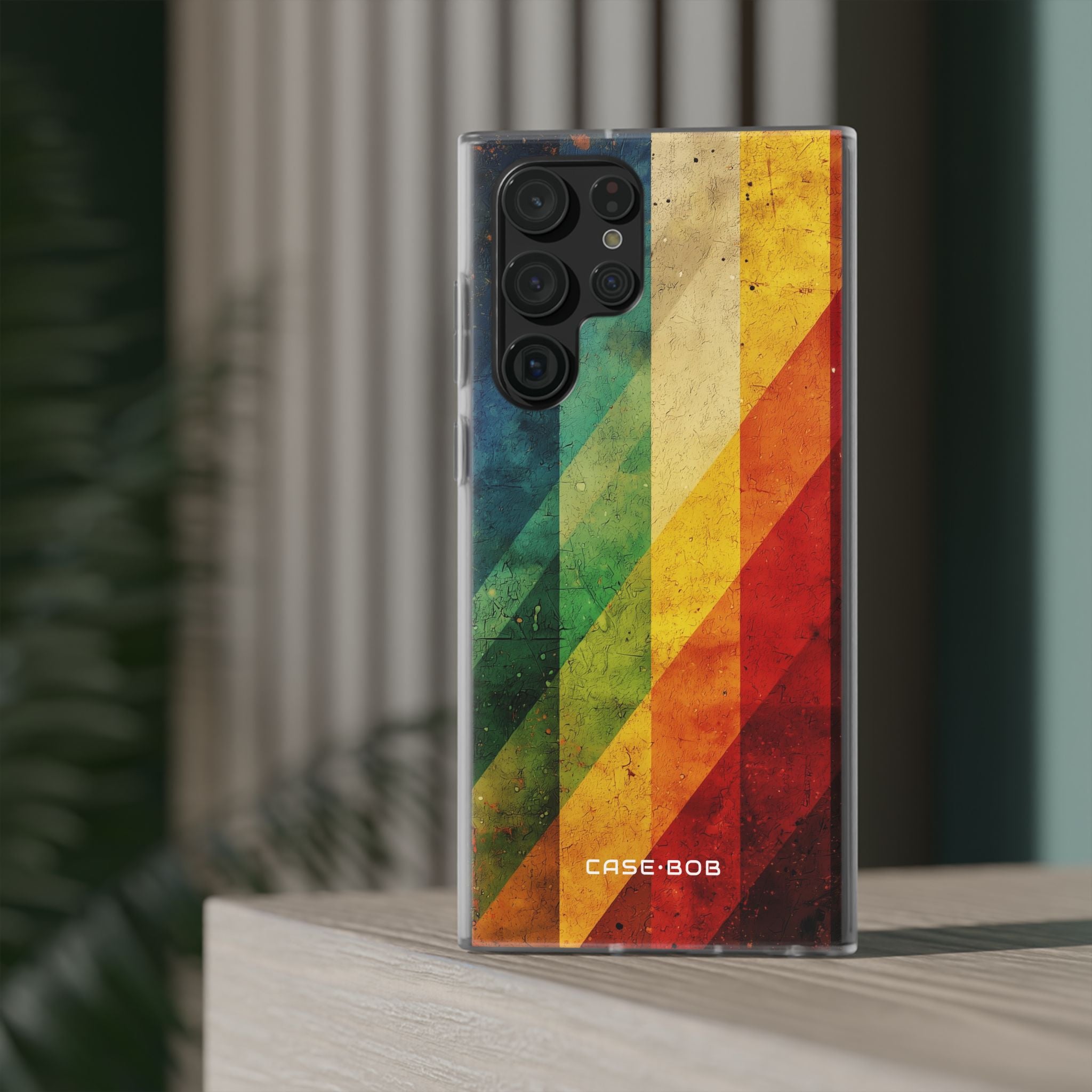 Diagonal Spectrum Samsung S22 Ultra Case - Soft